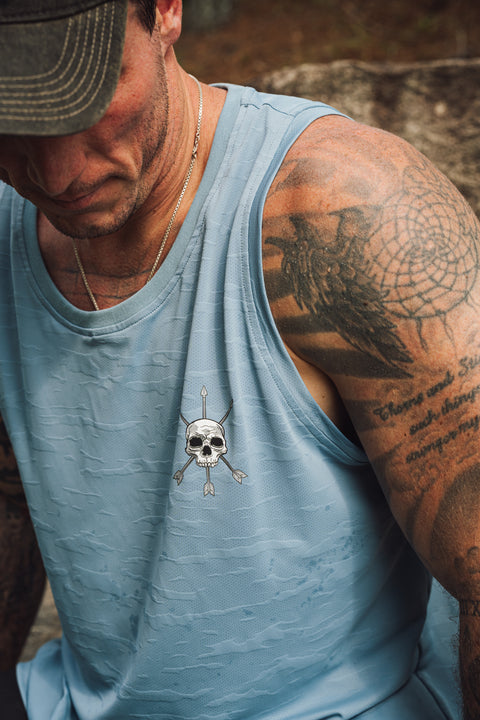 MEN'S | DRIFT TANK : IRON BLUE