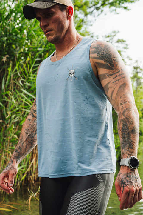 MEN'S | DRIFT TANK : IRON BLUE