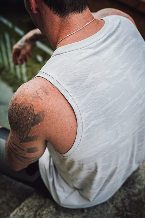 MEN'S | DRIFT TANK : LIGHT GREY