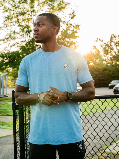 MEN'S | DRIFT TEE : IRON BLUE