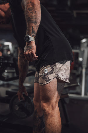 MEN'S | HYBRID SHORT : HIGHLAND CAMO