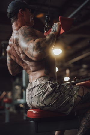 MEN'S | HYBRID SHORT : HIGHLAND CAMO