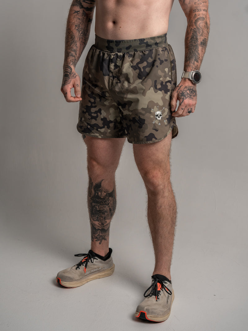 MEN'S | HYBRID SHORT : EVERGREEN CAMO