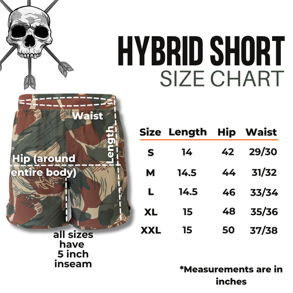 MEN'S | HYBRID SHORT : RHODESIAN CAMO