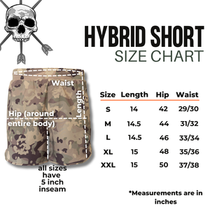 MEN'S | HYBRID SHORT : HIGHLAND CAMO