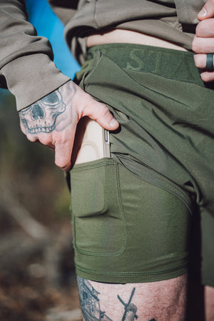 MEN'S | MOTTO SHORT : JUNGLE MOSS