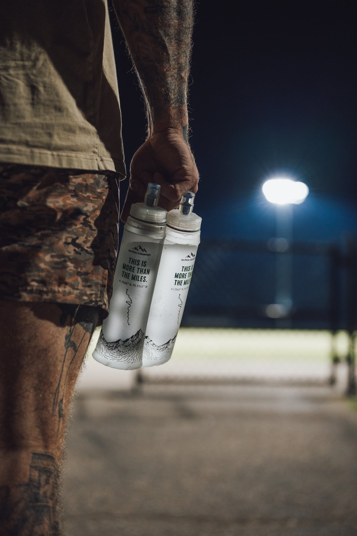 PEAK Flask in use