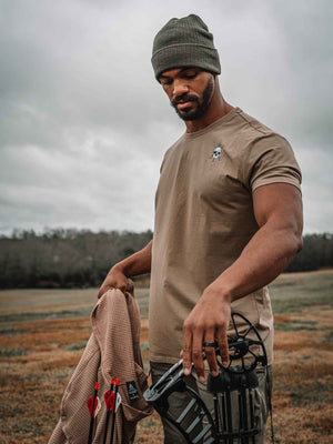 MEN'S | RAIDER TEE : COYOTE BROWN