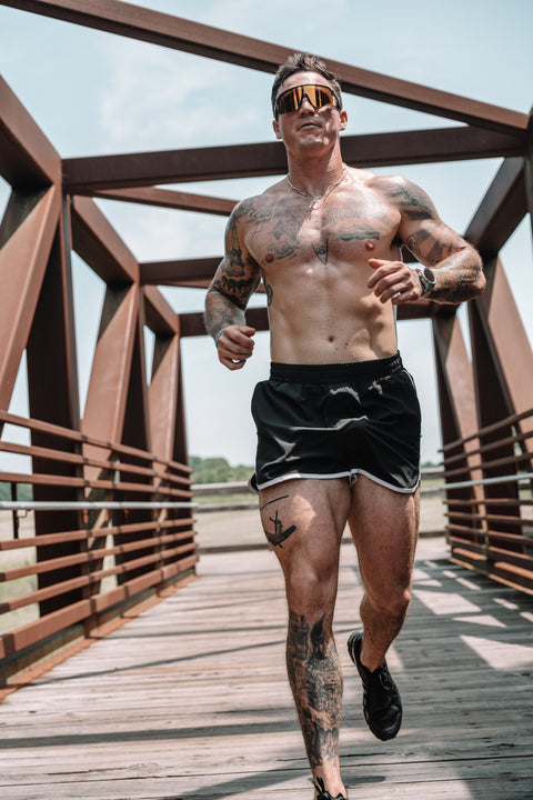 MEN'S | RUNNING SHORT : BLACK