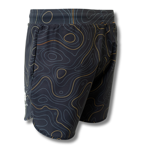MEN'S | HYBRID SHORT : MIDNIGHT TOPO