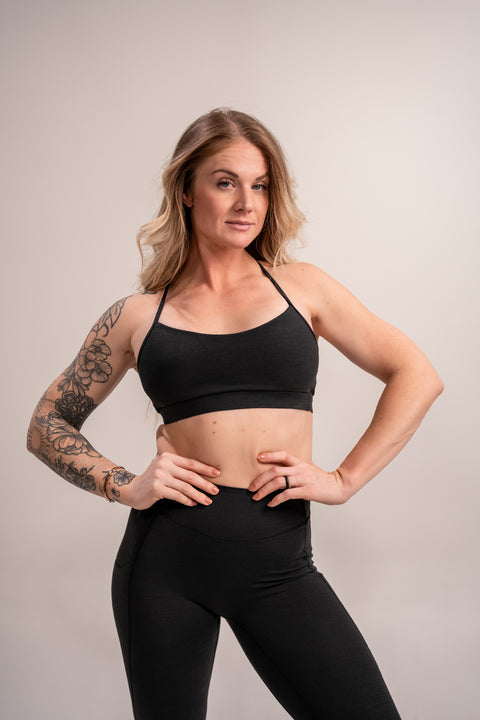 WOMEN'S : DEBUT SPORTS BRA | BLACK