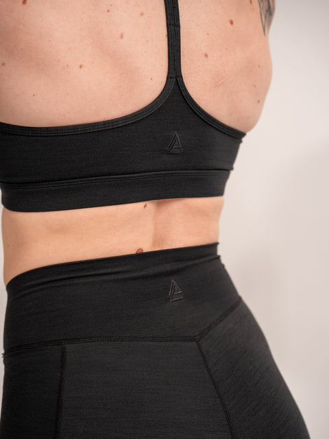 WOMEN'S : DEBUT SPORTS BRA | BLACK