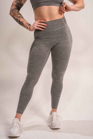 WOMEN'S | DEBUT MEGA-HIGH-RISE LEGGING : GRAY