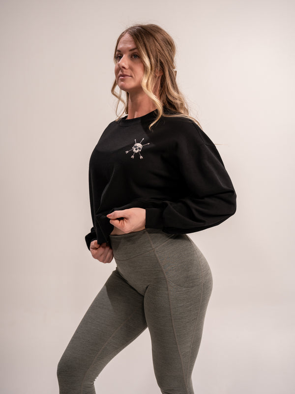 WOMEN'S |  ROUSE PULLOVER : BLACK